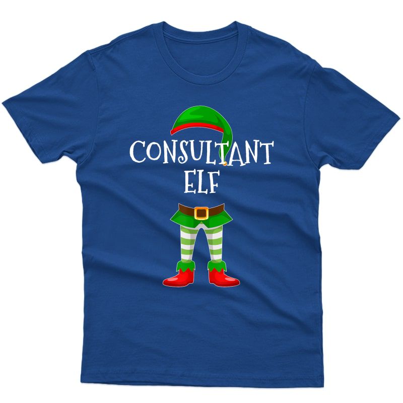 Consultant Elf Matching Family Christmas Gift Design T-shirt