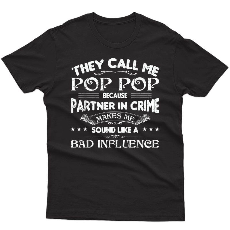 Funny Pop Pop Dad Shirt Valentine Fathers Day Christmas Gift