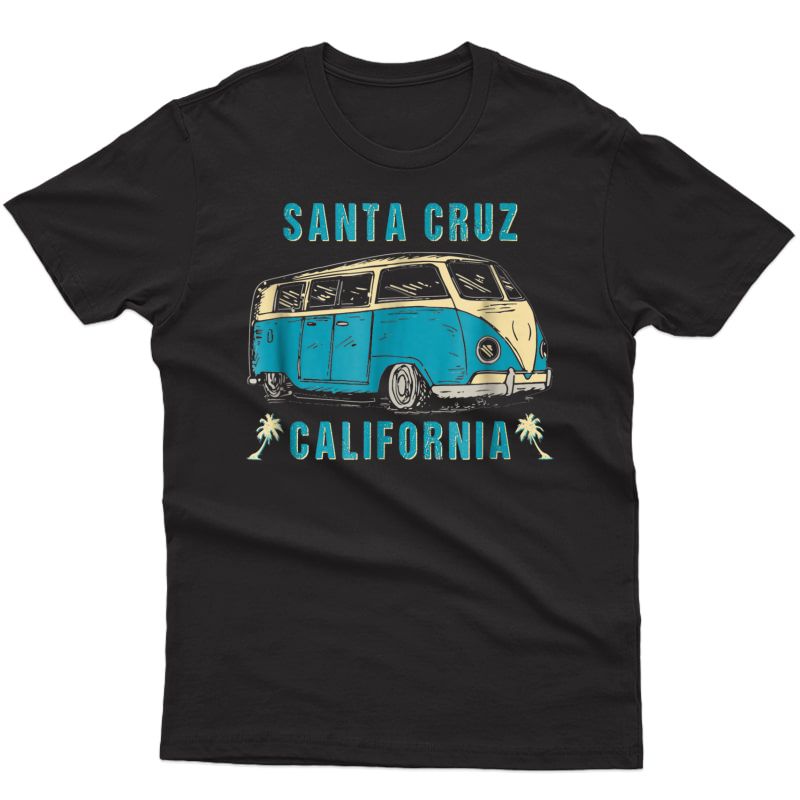 Santa Cruz California Surf Van Souvenir T-shirt