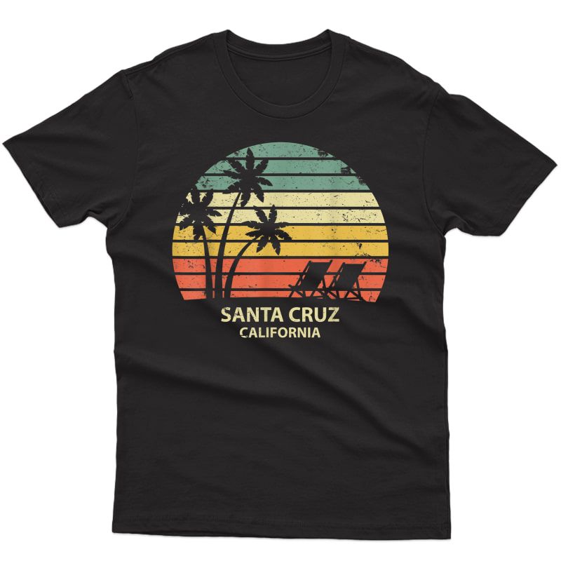 Vintage California Santa Cruz Beach T Shirt Cool Retro Tee