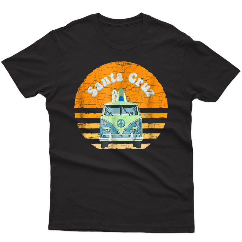 Vintage Santa Cruz Hippie Van Beach Surfer T-shirt