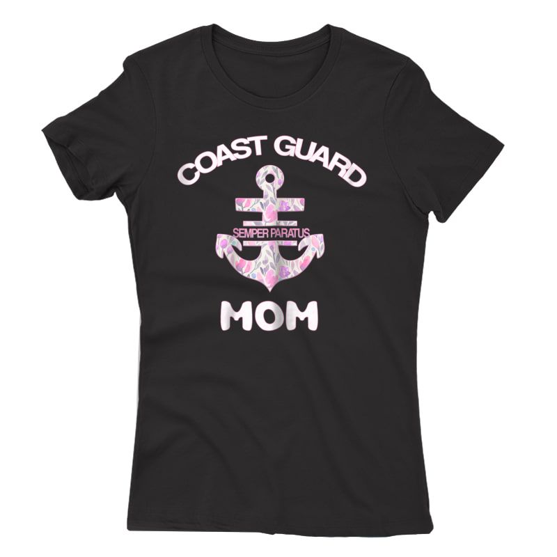  Proud Coast Guard Mom Teeshirt Gift